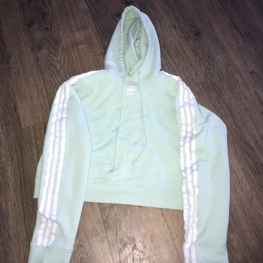 Adidas crop hoodie